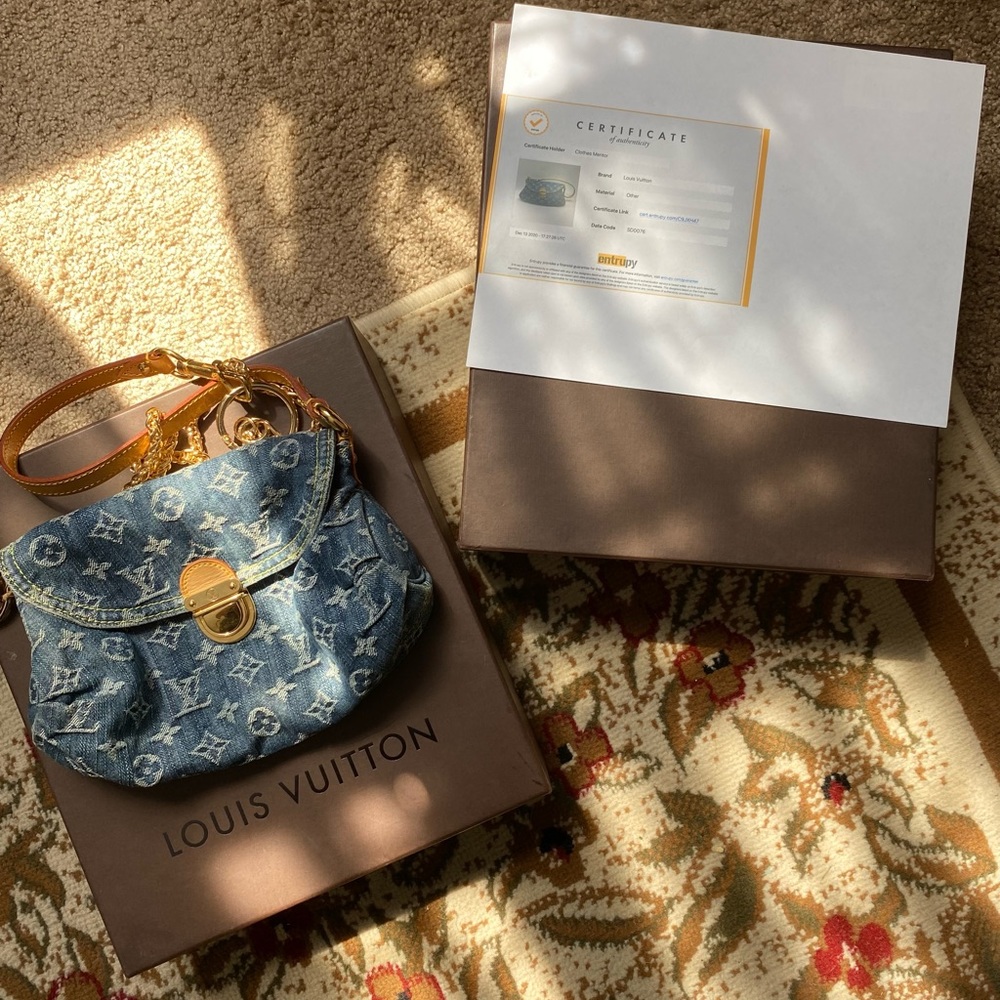 Louis Vuitton Mini Denim Pleaty